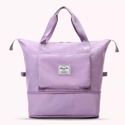 Folding Travel Bag (Light Purple)