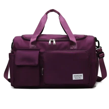 Fitness Travel Bag (Red Purple)
