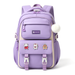 alt="বেগুনি রঙের মেয়েদের স্কুল ব্যাকপ্যাক"